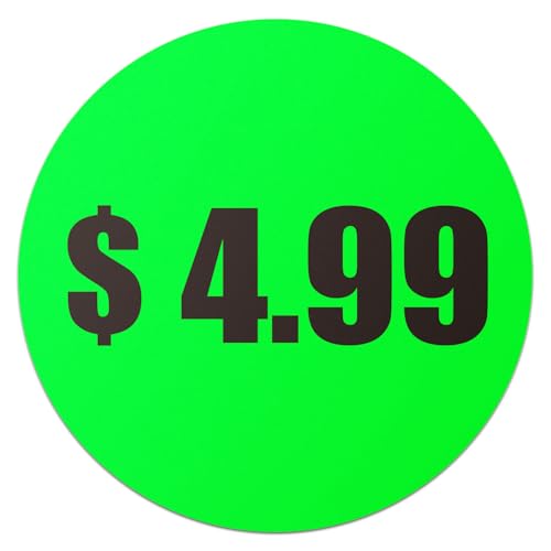 Prix Autocollant 1,5 x 1,5 pouces étiquette ronde en rouleau de 754 pièces