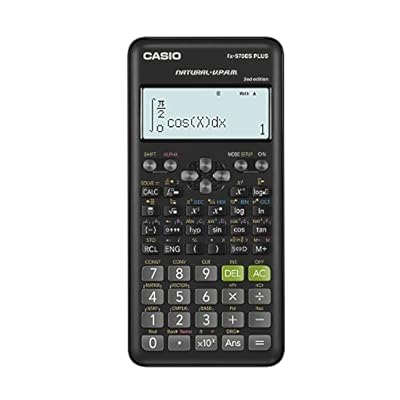 Casio FX-570ES Plus-2 - Calculadora Científica, 417 Funciones, 11 x 77 x 162 mm Negro | Ya disponible en tu tienda friki favorita! En mundofriki.es!