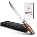 TUO Cutlery Boning Knife - HC German Stainless steel - Narrow Fillet Knife with Ergonomic Pakkawood Handle - 7" - Fiery Series