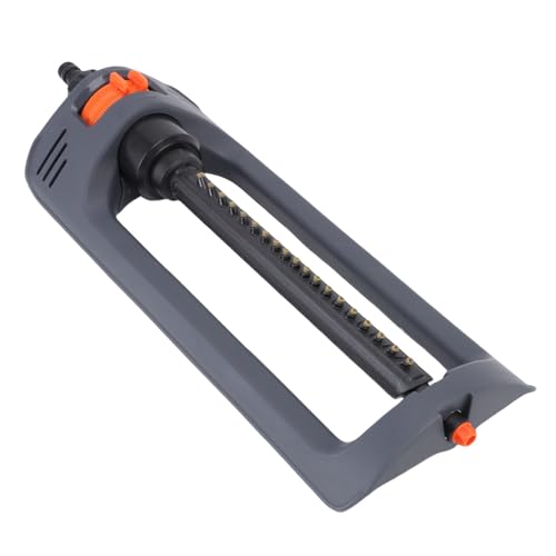 Cffuvros Oscillating Lawn Sprinkler with Weighted Base, 19 Hole Garden Sprinkler Covers 4000 Sq Ft Large Area, Adjustable Water Spray Pattern for Yard and Garden Irrigation