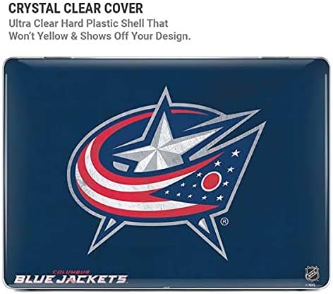 Skinit Case + Skin Compatible with MacBook Pro 16in (2019-20) - Officially Licensed NHL Columbus Blue Jackets Distressed Design