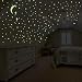 8816 Glow in The Dark Stars and Moon Wall Stickers, Glowing Stars for Ceiling Wall Decals Perfect for Kids Nursery Bedroom Living Room – 201 Pieces
