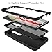 MXX Case Compatible with Galaxy S21 Ultra Case, 3-Layer Super Full Heavy Duty Body Bumper Cover/Shock Protection/Dust Proof, Designed for Samsung Galaxy S21 Ultra 5G 6.8 Inch 2021 (Black)