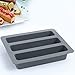 Wondercook - Moule à cake en silicone platinium pour 3 cakes - Moule Rectangulaire pour mini cake apéro - Moule à Gâteau ou apéritif
