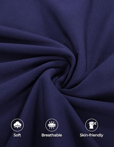 GRACE KARIN Womens Church Office Dresses Cap Sleeve Bodycon Work Dress Elegant Outfits Midi Office Dress Business Sheath Navy Blue XL - Image 5