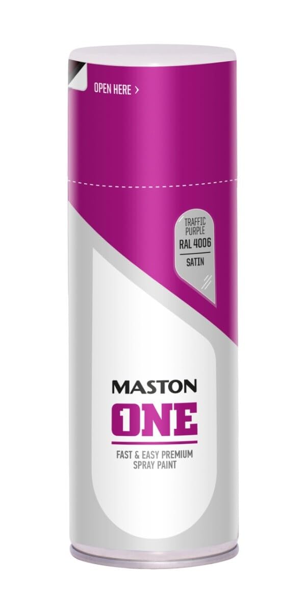Maston Purple Spray Paint One - Satin Traffic Ral4006 400Ml