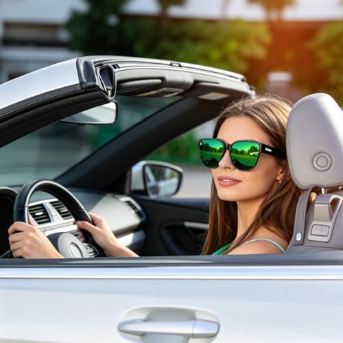 Image of HAOLOTA Fit Over Glasses Sunglasses for Women Polarized
