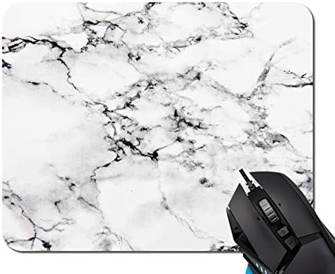 Mouse Pad,Marble Mouse Pad Rectangle Non-Slip Rubber Mousepad Office Accessories Desk Decor Mouse Pads for Computers Laptop