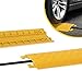 Pyle Durable Cable Ramp Protective Cover - 2,000 lbs Max Heavy Duty Drop Over Hose & Cable Track Protector, Safe in High Walking Traffic Areas - Cable Concealer for Outdoor & Indoor Use PCBLCO19