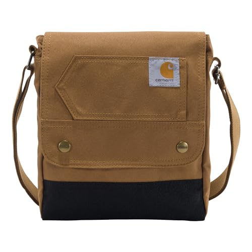 Carhartt, Durable, Adjustable Crossbody Bag With Flap Over Snap Closure2