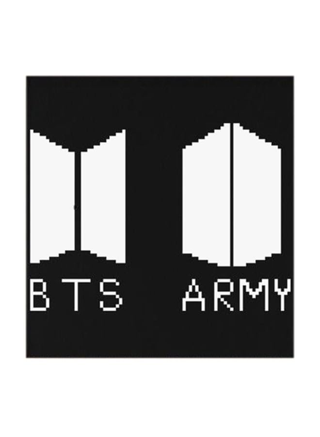 RYN Bts Army Boy Band Mdf Wall Art Multicolour 30X30Centimeter RYART0668