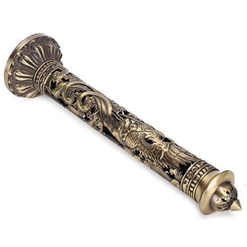 Pssopp Incense Stick Burner, Bronze Tone Dragon Incense Stick Holder, Vertical Incense Stand Craft Ornaments Tea Room Decoration #TOP11