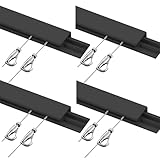 Utilisation polyvalente : améliorez votre espace avec notre kit de suspension polyvalent pour cadre photo. Que ce soit dans votre salon, couloir, galerie, chambre, bureau ou tout autre espace, ce kit est la solution idéale pour afficher plusieurs cadres, œuvres d'art, images, affiches et décoration. Transformez vos murs en un chef-d'œuvre organisé : simple, élégant et adaptable à l'infini