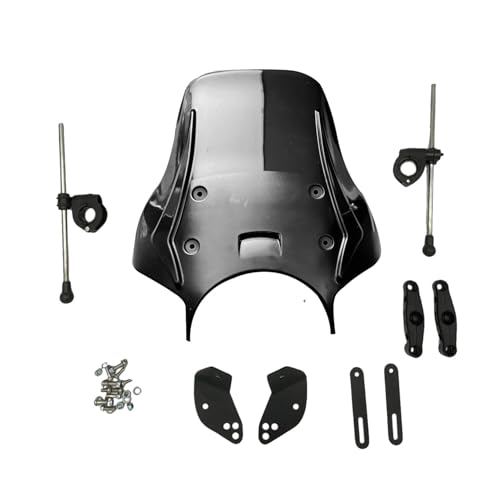 Image of Vagary Premium Touring Windshield for RE Himalayan 450 II Hness CB 350 II RE Meteor 350 II RE Meteor 650 II Bullet Classic 350 II Triumph Speed 400 II TVS Ronin II Hunter 350 II Guerrilla 450
