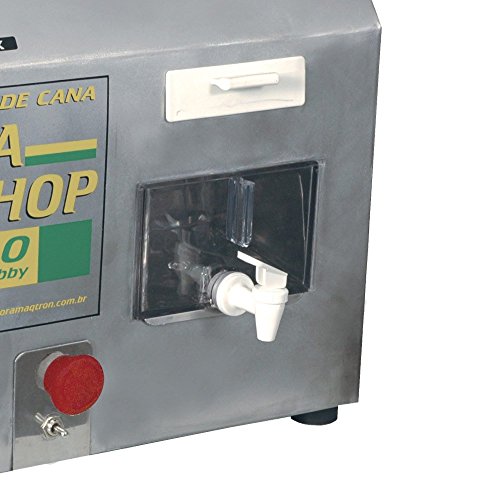 Moenda Cana Elétrica Cana Shop 60 Hobby MAQTRON Rolos Inox (127v)