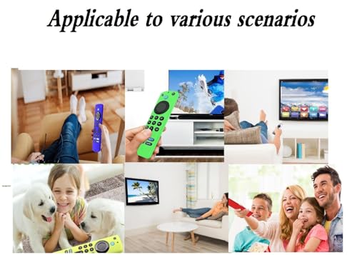Capa de silicone para controle remoto Firestick 4K Tv Stick Max 2023, capa elegante antiderrapante e