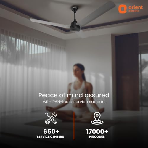Image of Orient Electric 1200 mm Uno BLDC | BLDC energy saving ceiling fan with Remote |BEE 5-star rated | Saves up to 50% on electricity bills | 3-year warranty by Orient | Black & Grey