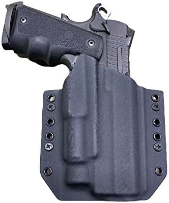 Black Kydex Holster for Rock Island 5" 1911 Olight PL-2 Valkyrie