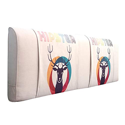 FYMDHB886 Headboard Cushion Bedside Soft Bag Large Backrest Bedroom Lumbar Pillow Breathable Durable Detachable Washable
