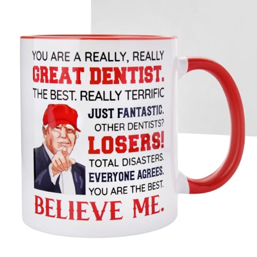 Donavibe Dentist Mug 11oz, Dentist Gifts, Christmas, Mothers Day, Fathers Day, Birthday Gift for Dentist, Dental Gift Idea, Dentist Ceramic Mug