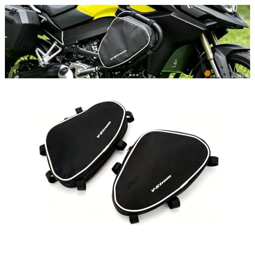 VITINO Motorcycle Crash Bar Bag for Suzuki V-Strom DL650 DL1000