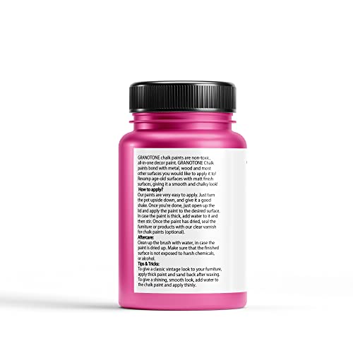 Image of GRANOTONE Chalk Paint Hot Pink 120 ml Matte Finish