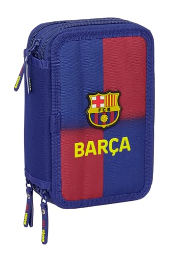 Trousse scolaire F.C. Barcelone garnie : finissez-en avec les crayons perdus