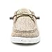 Hurley Elastic Lace Loafers, Canvas Shoes for Boys & Girls - Comfortable, Durable, Stylish - Kid's Fashion Sneakers, Wide Toe Shoes for Everyday Wear, Taupe