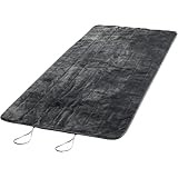 電気カーペット 1畳 180×80cm ダニ退治機能 電気毛布 敷き シングル 6段階温度調節&タイマー機能付き 丸洗い可 ホットカーペット兼用可 頭寒足熱配線 PSE認証済み