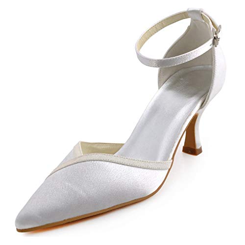 Chaussures mariage ivoire escarpins à bout pointu talon 5cm taille 36