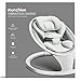 Munchkin Electric Baby Swing with Vibration - Portable Swing for Newborn and Infant, Bluetooth-Enabled Smart Seat with Music, Motion, and Sounds, Light Grey