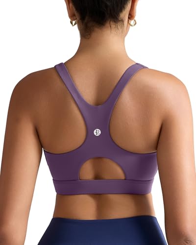 Image of RUNNING GIRL Sports Bras for Women High Support,Racerback High Impact Sports Bra Moulded Cup Workout Bra Push up