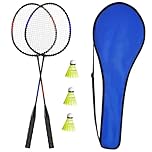 KH 2-4 Player Badminton Rackets Set for Adults Kids,Lightweight & Sturdy,Indoor Outdoor Sports Backyard Beach Lawn Game - Racquets,Shuttlecocks & Carry Bag Included