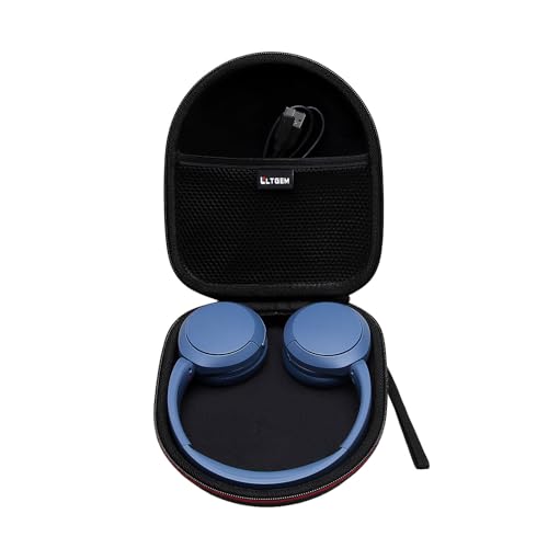 L LTGEM Carrying Case for Sony WH-CH520, WH-CH510 Headphone, Sony Headphone Case - Hard Storage Bag (Case Only) - Black