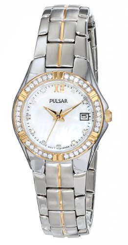 Pulsar Women's Ph7244 Key Necklace With Japanese Quartz Watch Set #TOP1