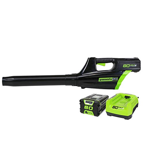 Greenworks Pro 80V Cordless Brushless 16” String Trimmer + Axial Blower Combo Kit, Battery And Rapid Charger Included #TOP2
