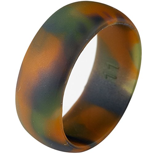 Jude Jewelers 5 Pack Size 5-15 Rubber Silicone Rings Flexible Corssift Outdoor Wedding Engagement Gym Cocktail Hypoallergenic (5) #TOP5