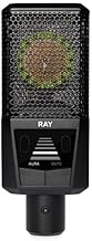 RAY Microphone with Autofocus for Your Voice - Mute by Distance and Mute Button - for Podcasts, Streaming, Content and Music in Studio Quality - 1" Studio Condenser Capsule