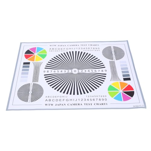 Operitacx Color Wheel Chart Lens Tool for Camera Focus Calibration for Indoor Outdoor Use Enhances Image Precision Sturdy Design for Performance