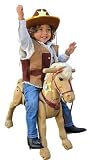 MACHUKA Caballo Bronco Montable De Juguete, Incluye Sombrero para El Niño