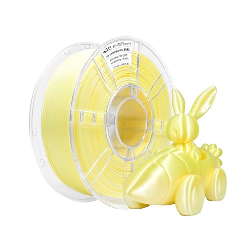 Filament iBOSS PLA Żółty Tęczowy Jedwabny (YELLOW RAINBOW SILK)
