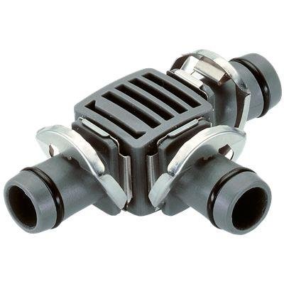 T piece 13 mm, 2 pcs, Grau