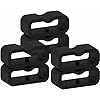 Strap Loop Fastener Rings intended for Garmin Vivosmart 3/Vivofit 4/Vivofit 3/Vivofit jr 3/Vivofit jr 2/Vivofit jr Bands Black Rubber Replacement Watch Bands Keeper Loop Security Holder Retainer Ring