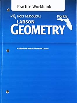 Paperback Holt McDougal Larson Geometry: Practice Workbook Geometry Book