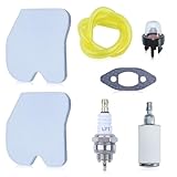 【LO QUE OBTIENE】: 2 filtros de aire 235, 1 filtro de combustible, 1 bujía, 1 bombilla de cebado, 1 manguera de combustible, 1 silenciador.