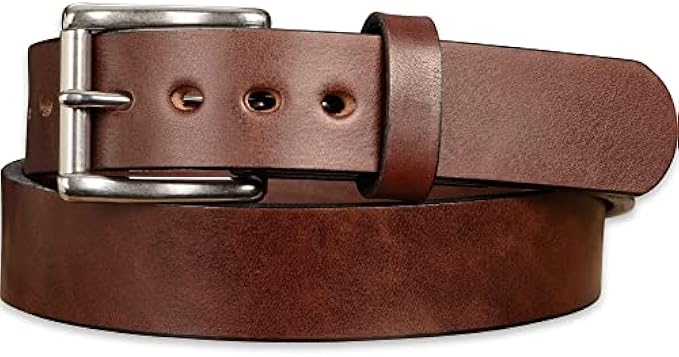 Bullhide Belts,  Non Stitched Mens Leather Belt for Work, CCW Carry, 1.50" Wide, USA Made