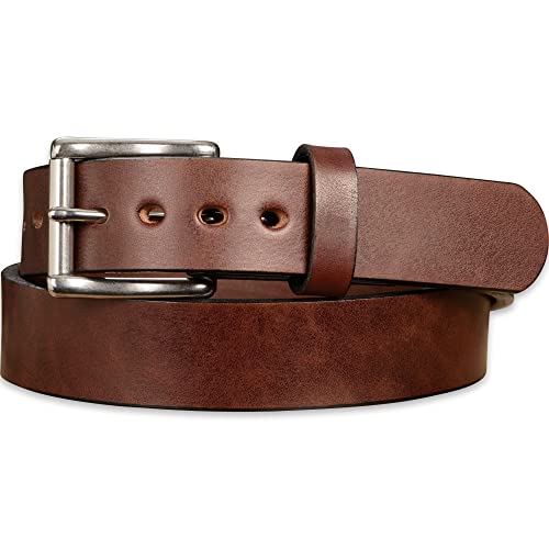 Bullhide Belts Mens Leather Belt for Casual, Dress, 1.50' Wide, Brown, 36'