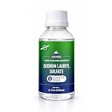 MYOC Sodium Lauryl Sulfate (240 ml / 8.11 fl oz) - Cosmetic Grade for DIY Shampoo Body Wash Cleanser & Soap Formulations
