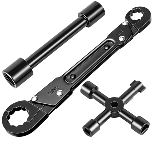 cotaour Angle Stop Wrench Kit, Plumbing Tools, Angle-on Wrench Plumber Wrench for Quick and Hassle-Free Angle Stop and Supply Nut Installations 1 cotaour Angle Stop Wrench Kit, Plumbing Tools, Angle-on Wrench Plumber Wrench for Quick and Hassle-Free Angle Stop and Supply Nut Installations