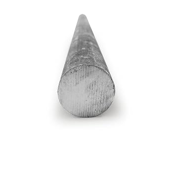 4340 Alloy Steel Round Bar, Unpolished Mill Finish, Rough Turned, Annealed, 1.5" Diameter, 24" Length, OnlineMetals